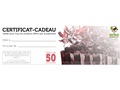 50,00$ Gift Certificate