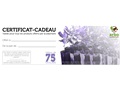 75,00$ Gift Certificate